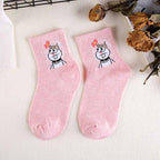 High Quality Cute Elegant Lovely Kawaii Cartoon Sweet Cotton Women Socks Animals Character Casual Short Socks For Men And Women Stevvex