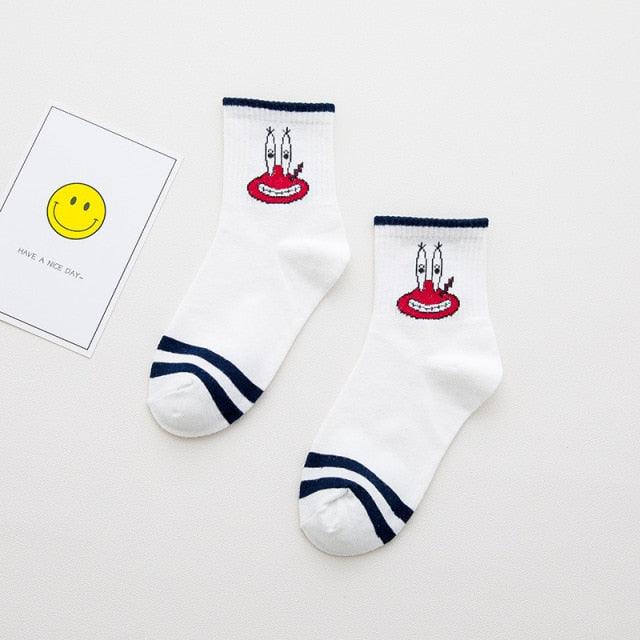 High Quality Cute Elegant Lovely Kawaii Cartoon Sweet Cotton Women Socks Animals Character Casual Short Socks For Men And Women Stevvex