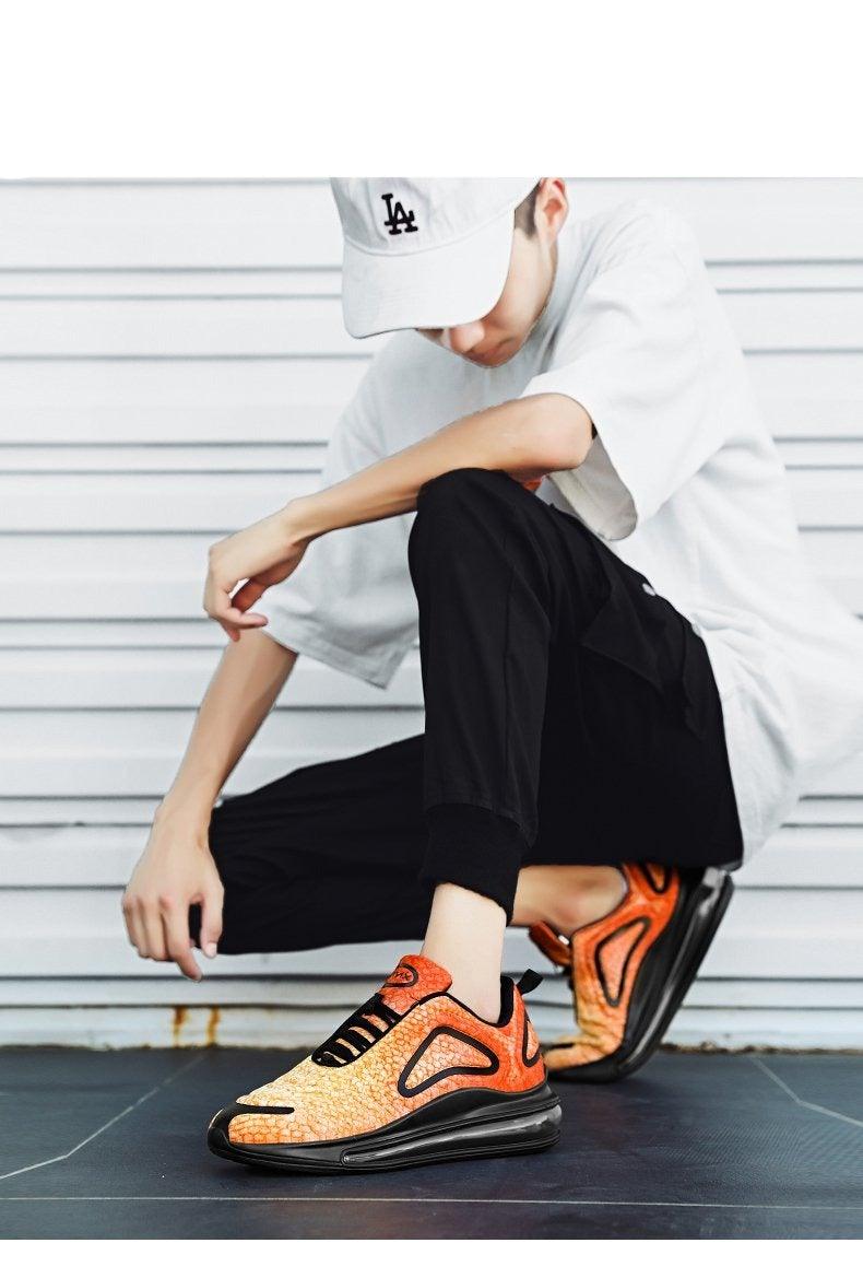 High Quality Fashion Men's Sneakers Air Mesh Casual Sneakers Comfortable Mixed Colors Sneakers Luxury Non Slip Tennis Sport Athletic Walking Fashion Sneakers Stevvex