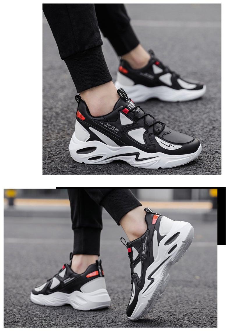 High Quality Fashion Men's Sneakers Air Mesh Casual Sneakers Comfortable Mixed Colors Sneakers Luxury Non Slip Tennis Sport Athletic Walking Fashion Sneakers Stevvex