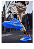 High Quality Fashion Men's Sneakers Air Mesh Casual Sneakers Comfortable Mixed Colors Sneakers Luxury Non Slip Tennis Sport Athletic Walking Fashion Sneakers Stevvex