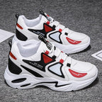High Quality Fashion Men's Sneakers Air Mesh Casual Sneakers Comfortable Mixed Colors Sneakers Luxury Non Slip Tennis Sport Athletic Walking Fashion Sneakers Stevvex
