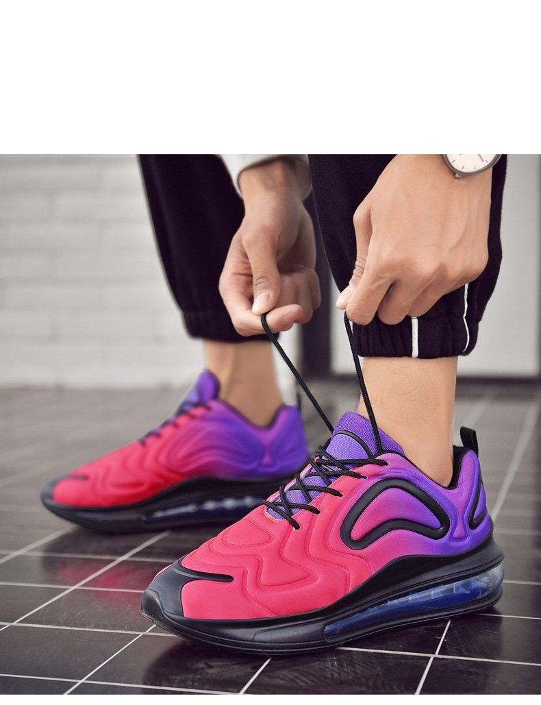High Quality Fashion Men's Sneakers Air Mesh Casual Sneakers Comfortable Mixed Colors Sneakers Luxury Non Slip Tennis Sport Athletic Walking Fashion Sneakers Stevvex