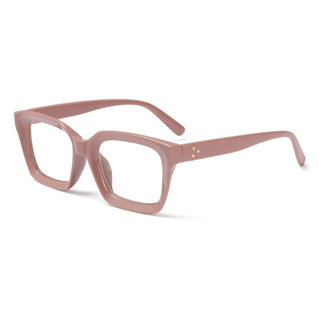 High Quality Fashion Square Frame Reading Glasses Men Women Fashion Oversized Frame High-definition Presbyopia Eyeglasses For Men And Women Diopter 0~+ 3.00 Stevvex