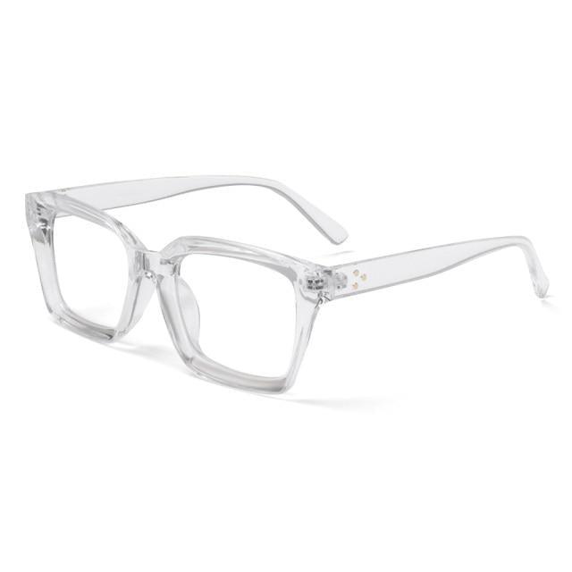 High Quality Fashion Square Frame Reading Glasses Men Women Fashion Oversized Frame High-definition Presbyopia Eyeglasses For Men And Women Diopter 0~+ 3.00 Stevvex