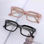 High Quality Fashion Square Frame Reading Glasses Men Women Fashion Oversized Frame High-definition Presbyopia Eyeglasses For Men And Women Diopter 0~+ 3.00 Stevvex