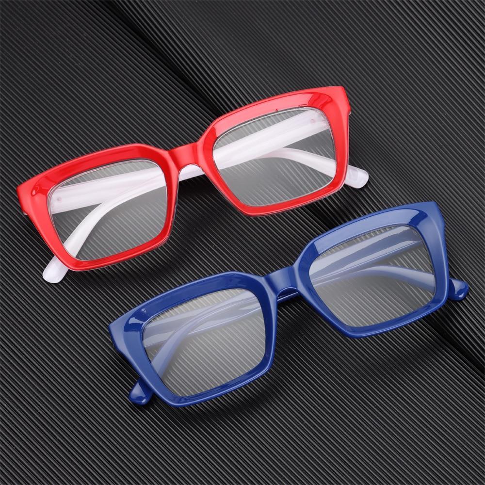 High Quality Fashion Square Frame Reading Glasses Men Women Fashion Oversized Frame High-definition Presbyopia Eyeglasses For Men And Women Diopter 0~+ 3.00 Stevvex