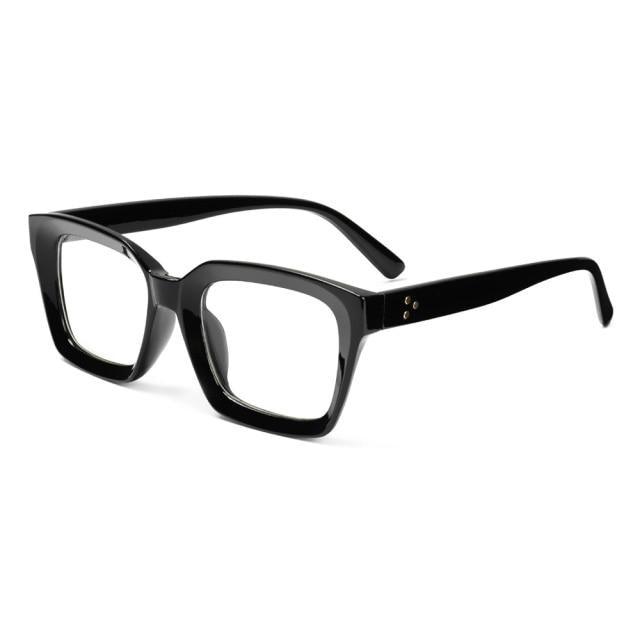 High Quality Fashion Square Frame Reading Glasses Men Women Fashion Oversized Frame High-definition Presbyopia Eyeglasses For Men And Women Diopter 0~+ 3.00 Stevvex