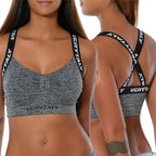High Quality Fitness Tight Sports Letter Street Cropped Vest Tops for Women And Girls Bustier Strappy Skinny T-Shirt Stevvex