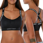 High Quality Fitness Tight Sports Letter Street Cropped Vest Tops for Women And Girls Bustier Strappy Skinny T-Shirt Stevvex