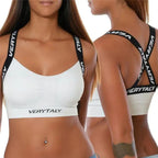 High Quality Fitness Tight Sports Letter Street Cropped Vest Tops for Women And Girls Bustier Strappy Skinny T-Shirt Stevvex
