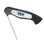 High Quality Foldable Food Thermometer Probe Digital BBQ Meat Kitchen Thermometer  Instant Read Meat Thermometer With 4.6” Folding Probe Backlight & Calibration Function For Cooking Food Candy BBQ Grill Liquids Beef Liquid Water Oil Temperature Gauge Stevvex