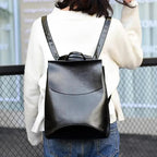 High Quality Leather Backpacks For Fashionable Women And Teenage Girls Large Capacity Shoulder Bagpack Stevvex