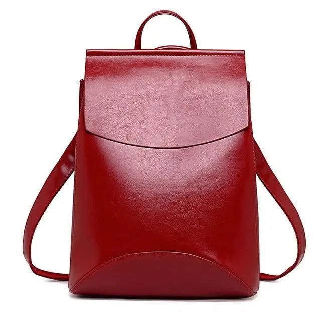 High Quality Leather Backpacks For Fashionable Women And Teenage Girls Large Capacity Shoulder Bagpack Stevvex