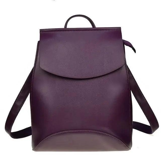 High Quality Leather Backpacks For Fashionable Women And Teenage Girls Large Capacity Shoulder Bagpack Stevvex