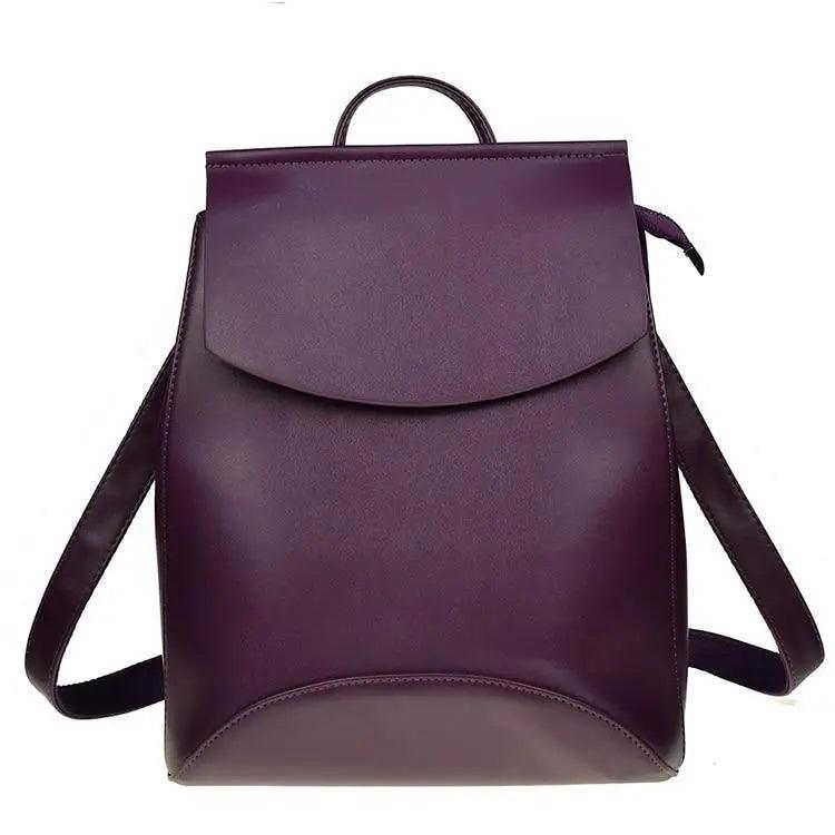 High Quality Leather Backpacks For Fashionable Women And Teenage Girls Large Capacity Shoulder Bagpack Stevvex