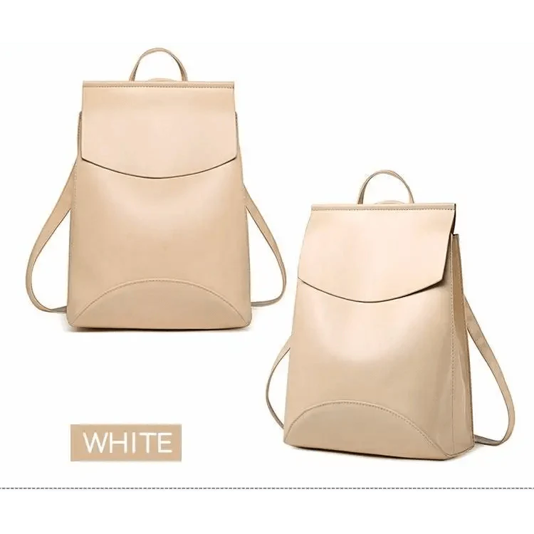 High Quality Leather Backpacks For Fashionable Women And Teenage Girls Large Capacity Shoulder Bagpack Stevvex