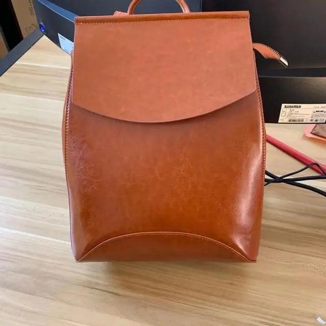 High Quality Leather Backpacks For Fashionable Women And Teenage Girls Large Capacity Shoulder Bagpack Stevvex
