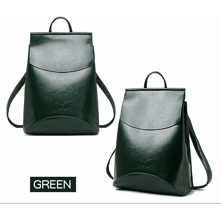 High Quality Leather Backpacks For Fashionable Women And Teenage Girls Large Capacity Shoulder Bagpack Stevvex