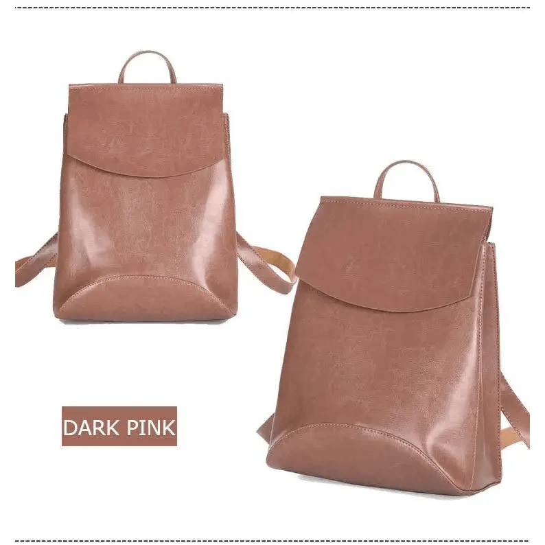 High Quality Leather Backpacks For Fashionable Women And Teenage Girls Large Capacity Shoulder Bagpack Stevvex