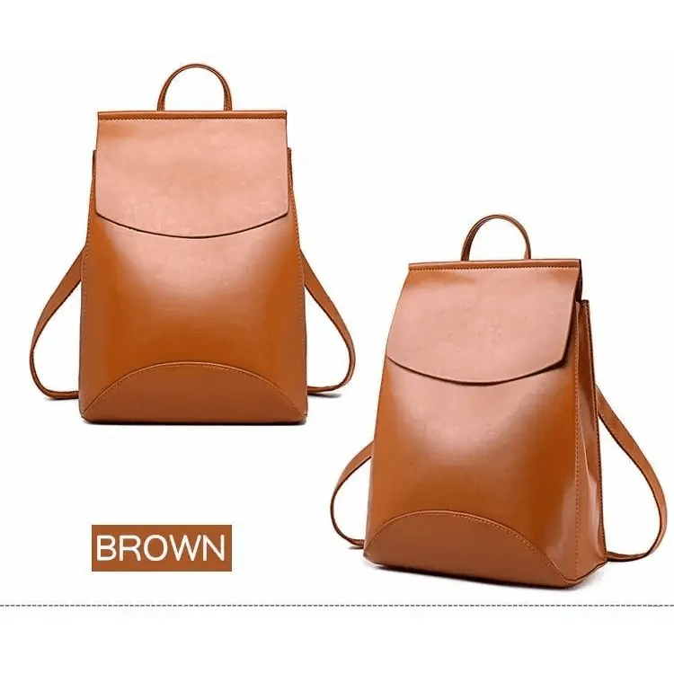 High Quality Leather Backpacks For Fashionable Women And Teenage Girls Large Capacity Shoulder Bagpack Stevvex