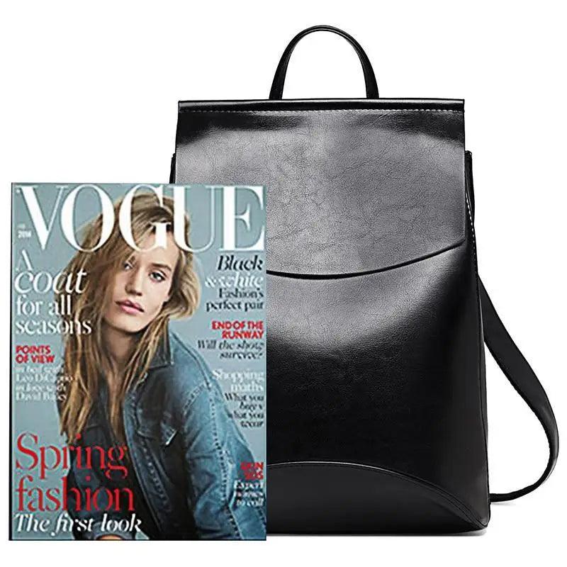 High Quality Leather Backpacks For Fashionable Women And Teenage Girls Large Capacity Shoulder Bagpack Stevvex
