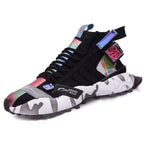 High Quality Mens Sneakers Platform Breathable Comfortable Shoes Chunky Style Knitting Sock Shoes Breathable Mens Casual Walking Running Modern Elegant Sneakers Stevvex