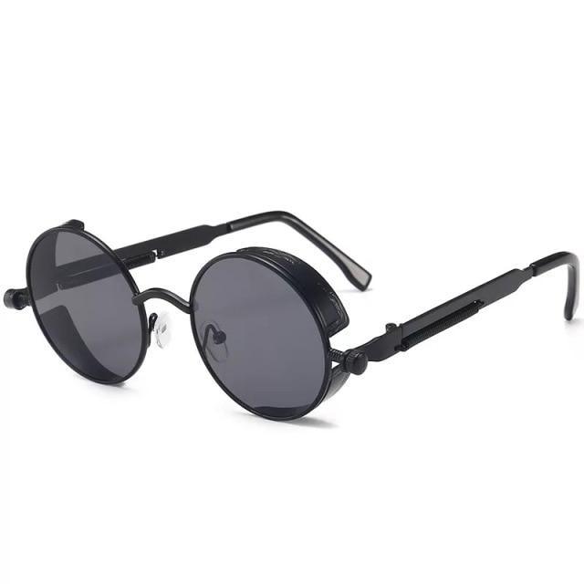 High Quality Metal Circle Frame Luxury & Designer High Quality Sunglasses For Men and Women New Retro Style Round Shape Metal Frame Sunglasses UV400 Stevvex