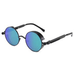 High Quality Metal Circle Frame Luxury & Designer High Quality Sunglasses For Men and Women New Retro Style Round Shape Metal Frame Sunglasses UV400 Stevvex