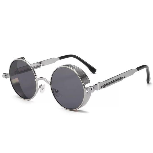 High Quality Metal Circle Frame Luxury & Designer High Quality Sunglasses For Men and Women New Retro Style Round Shape Metal Frame Sunglasses UV400 Stevvex