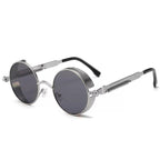 High Quality Metal Circle Frame Luxury & Designer High Quality Sunglasses For Men and Women New Retro Style Round Shape Metal Frame Sunglasses UV400 Stevvex