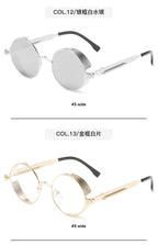 High Quality Metal Circle Frame Luxury & Designer High Quality Sunglasses For Men and Women New Retro Style Round Shape Metal Frame Sunglasses UV400 Stevvex