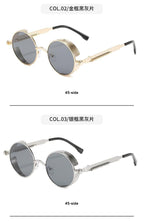 High Quality Metal Circle Frame Luxury & Designer High Quality Sunglasses For Men and Women New Retro Style Round Shape Metal Frame Sunglasses UV400 Stevvex