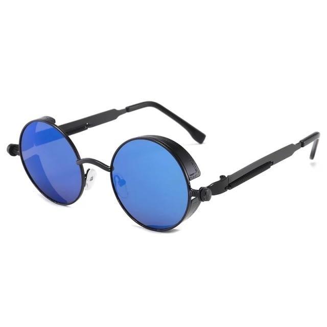 High Quality Metal Circle Frame Luxury & Designer High Quality Sunglasses For Men and Women New Retro Style Round Shape Metal Frame Sunglasses UV400 Stevvex