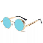 High Quality Metal Circle Frame Luxury & Designer High Quality Sunglasses For Men and Women New Retro Style Round Shape Metal Frame Sunglasses UV400 Stevvex