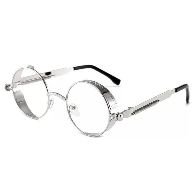 High Quality Metal Circle Frame Luxury & Designer High Quality Sunglasses For Men and Women New Retro Style Round Shape Metal Frame Sunglasses UV400 Stevvex