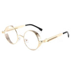 High Quality Metal Circle Frame Luxury & Designer High Quality Sunglasses For Men and Women New Retro Style Round Shape Metal Frame Sunglasses UV400 Stevvex