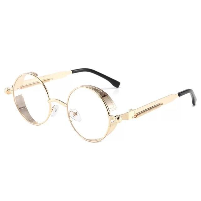 High Quality Metal Circle Frame Luxury & Designer High Quality Sunglasses For Men and Women New Retro Style Round Shape Metal Frame Sunglasses UV400 Stevvex