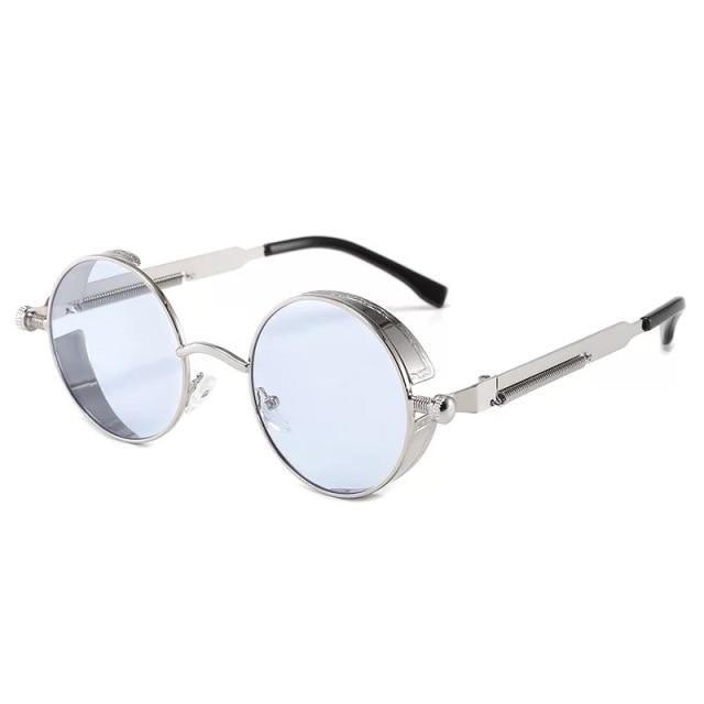 High Quality Metal Circle Frame Luxury & Designer High Quality Sunglasses For Men and Women New Retro Style Round Shape Metal Frame Sunglasses UV400 Stevvex