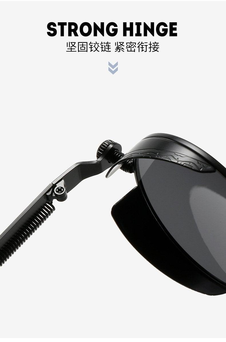 High Quality Metal Circle Frame Luxury & Designer High Quality Sunglasses For Men and Women New Retro Style Round Shape Metal Frame Sunglasses UV400 Stevvex