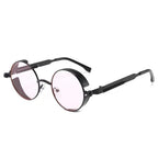 High Quality Metal Circle Frame Luxury & Designer High Quality Sunglasses For Men and Women New Retro Style Round Shape Metal Frame Sunglasses UV400 Stevvex