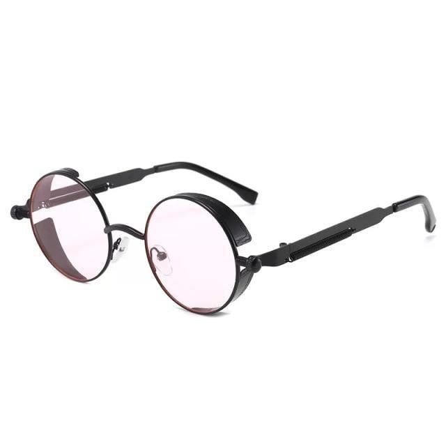 High Quality Metal Circle Frame Luxury & Designer High Quality Sunglasses For Men and Women New Retro Style Round Shape Metal Frame Sunglasses UV400 Stevvex