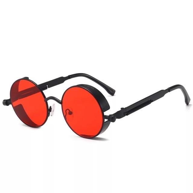 High Quality Metal Circle Frame Luxury & Designer High Quality Sunglasses For Men and Women New Retro Style Round Shape Metal Frame Sunglasses UV400 Stevvex