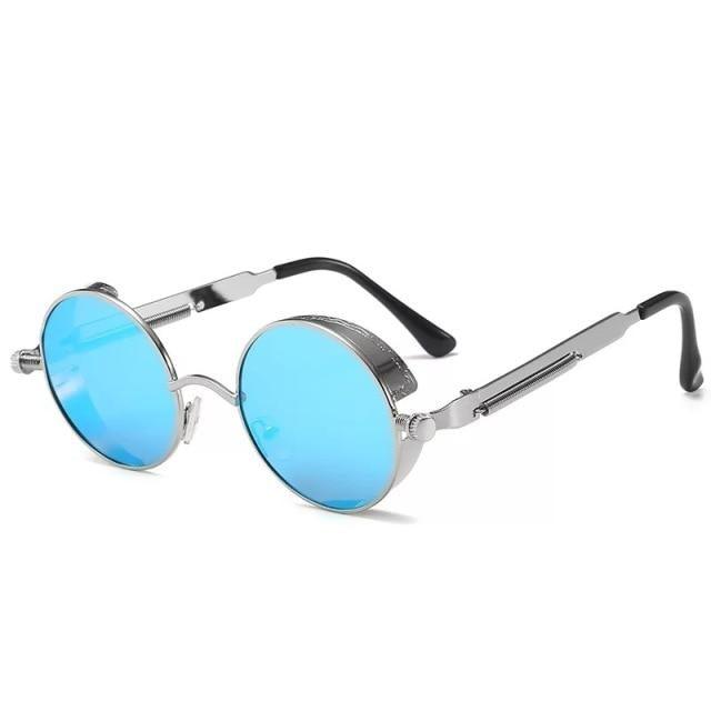 High Quality Metal Circle Frame Luxury & Designer High Quality Sunglasses For Men and Women New Retro Style Round Shape Metal Frame Sunglasses UV400 Stevvex