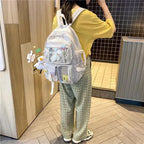High Quality Nylon Large Capacity Waterproof Backpack For Female And Girls - Trendy College/Schoolbag Stevvex