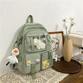 High Quality Nylon Large Capacity Waterproof Backpack For Female And Girls - Trendy College/Schoolbag Stevvex