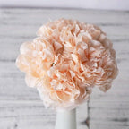 High Quality Peony Artificial Silk Flowers Bunches For Bridal Bouquet Wedding Living Room Table Home Garden Decoration Artificial Peony Silk Flowers Bouquet for Wedding Home Garden Decoration Stevvex