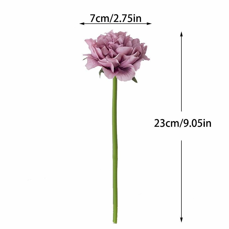 High Quality Peony Artificial Silk Flowers Bunches For Bridal Bouquet Wedding Living Room Table Home Garden Decoration Artificial Peony Silk Flowers Bouquet for Wedding Home Garden Decoration Stevvex