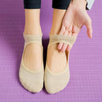 High Quality Pilates Socks Anti-Slip Breathable Backless Yoga Socks Ankle Ballet Dance Sports Socks for Women Fitness Stevvex