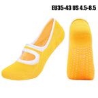 High Quality Pilates Socks Anti-Slip Breathable Backless Yoga Socks Ankle Ballet Dance Sports Socks for Women Fitness Stevvex